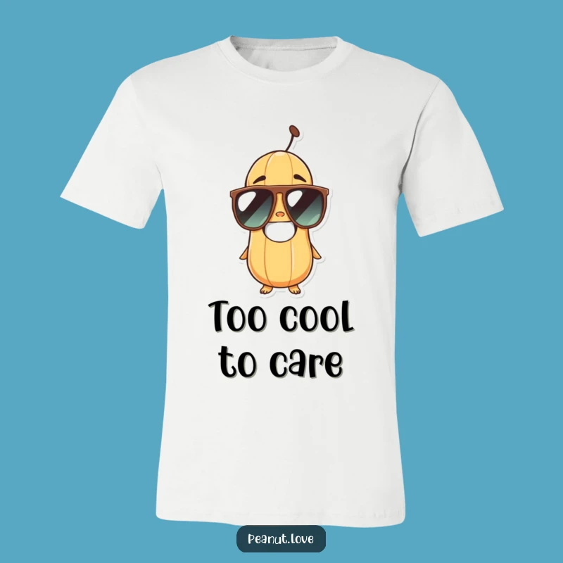 Funny Peanut Sunglasses T-Shirt - Hilarious Character Apparel Gift