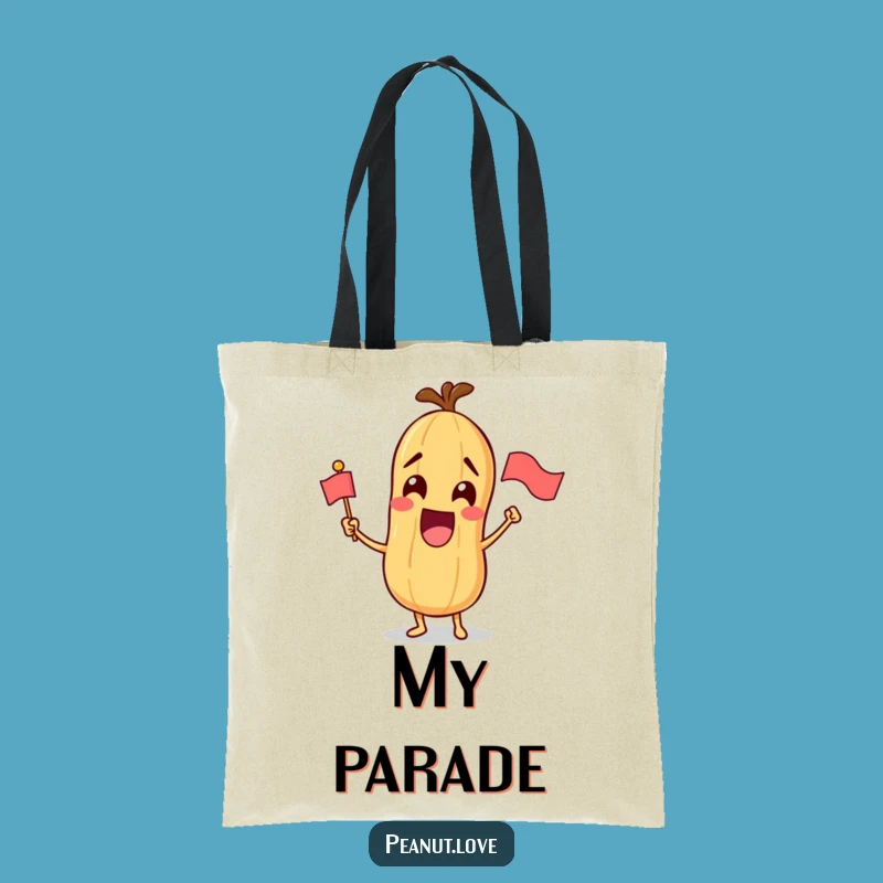 Funny Excited Peanut Tote Bag - Carry Your Celebration Everywhere