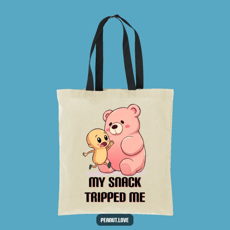 Funny Peanut Gummy Bear Tote Bag: Carry Your Laughs and Sweet Surprises