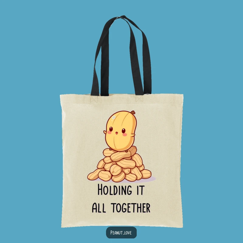 Funny Wobbly Peanut Tote Bag: Balancing Act Bag, Stylish & Hilarious, Perfect Funny Gift