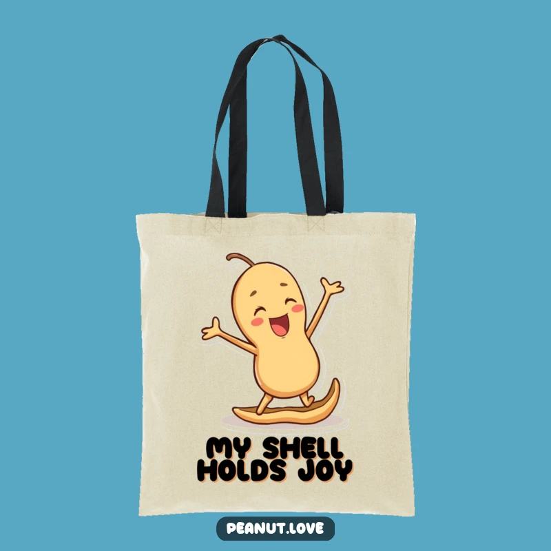 Funny Joyful Peanut Tote Bag: A Hilarious and Cheerful Nutty Accessory